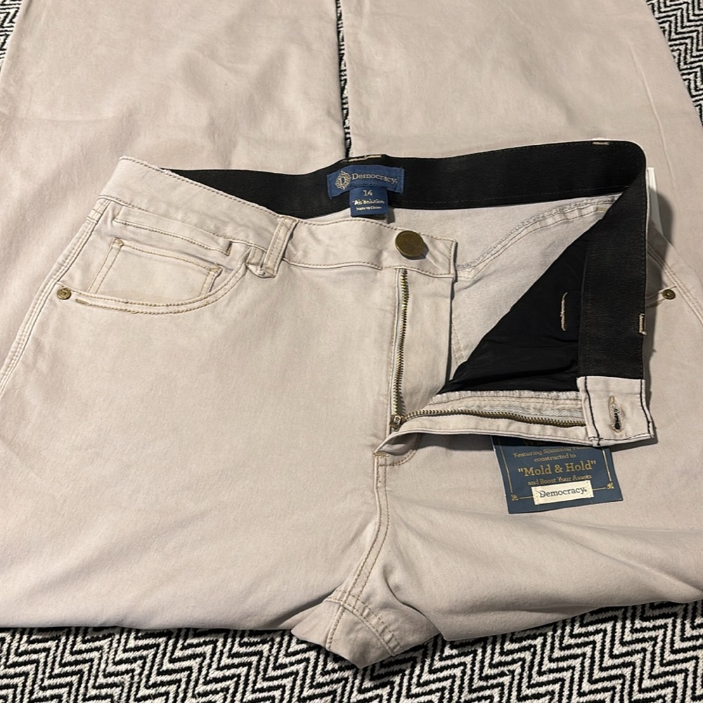 Democracy “Ab” Solution High Rise Wide Leg Pants | Sz 14 | NWT - Picture 5 of 10